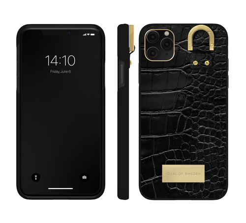 iDeal of Sweden Atelier Case iPhone 11PM/XSM Black Croco – image 4