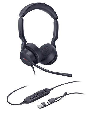 Yealink UH44 Dual UC USB-C/A - headset, afbeelding 2