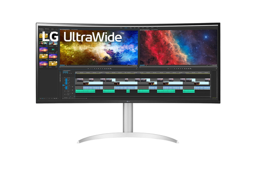 LG 38WP85C-W монитор для ПК 96,5 cm (38") 3840 x 1600 пикселей UltraWide Quad HD+ LED Серебристый