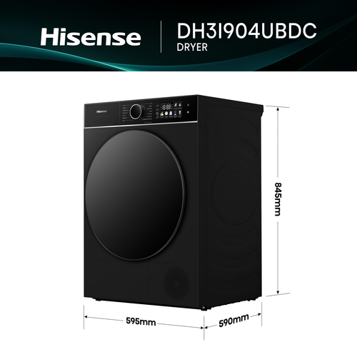 Hisense DH3I904UBDC tumble dryer Freestanding Front-load – image 5