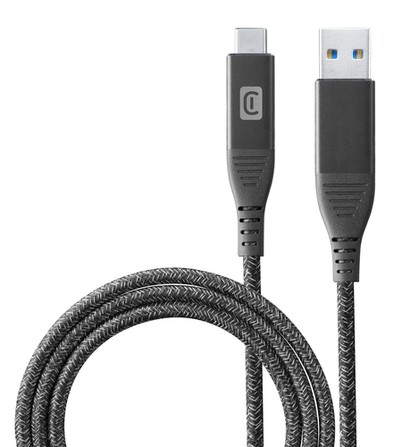 Cellularline 8018080450679 USB кабель USB 3.2 Gen 1 (3.1 Gen 1) 1 m USB A USB C 10 Gbit/s Черный