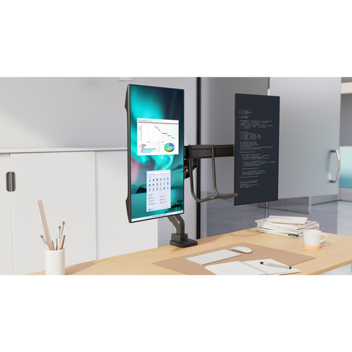 Kensington SmartFit Dual Monitor Arm met Crossbar en Handle monitorarm, afbeelding 2