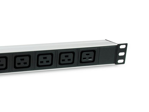 Equip stekker omlijsting 1U 6xIEC C19, Ein u. Ausschalter zwart, afbeelding 4