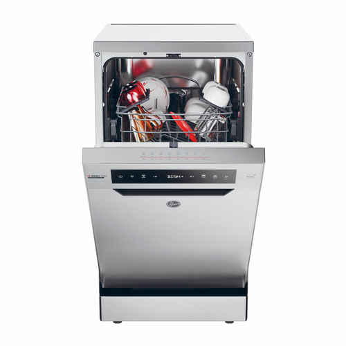 Hoover H-Dish 500 HF0C3SB0FX-80 Wifi Connected Slimline Dishwasher - Stainless Steel - C Rated, Stainless Steel - image 3