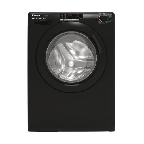 Candy Smart Inverter CSWS496TWMBBE/FR washer dryer Freestanding Front-load Black