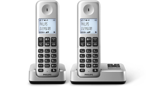 Philips D5352S/FR telephone DECT telephone Caller ID Black, Silver – image 2