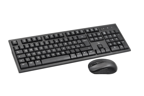 IOPLEE CWC520G-892G keyboard Mouse included Universal RF Wireless QWERTY Black – image 2