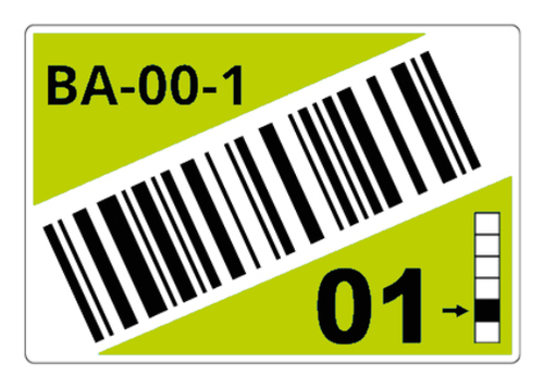 ROLL OF PRE-CUT LABELS FOR
