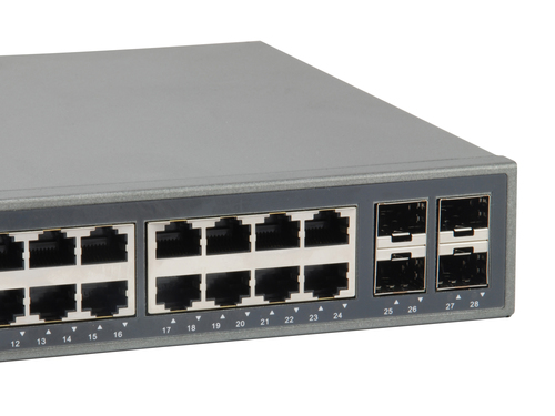 LevelOne TURING 28-Port Web Smart Gigabit PoE Switch, 24 PoE Outputs, 4 x SFP – image 3