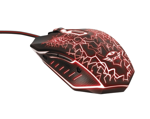 MOUSE TRUST GXT 21683 105 IZZA GAMING MOUSE BLACK 2400DPI 6 BOTONES - Código: 21683 | Compra en Guadalajara