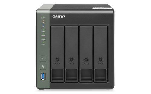 QNAP TS-431X3. Supported storage drive types: HDD & SSD, Supported storage drive interfaces: Serial ATA II, Serial ATA III
