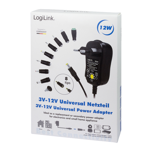 Logilink Universalnetzteil mit USB-Port, 3-12V, 24W, afbeelding 8