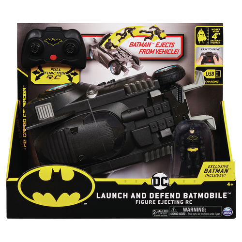 Spin Master DC Comics DCR VHC LnchNDfndBatmoble UPCX GML raadio teel