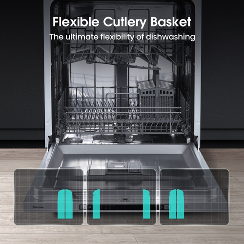 Hisense HV622E15UK dishwasher Fully built-in 13 place settings – image 5