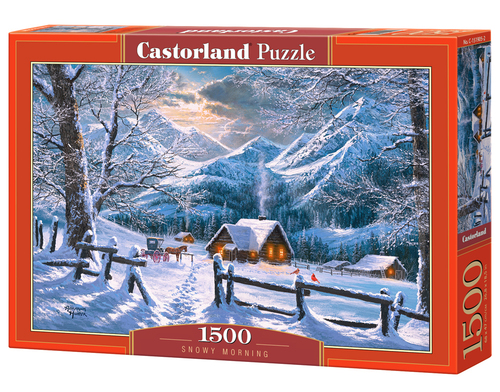 LAND SNOWY MORNING 1500 PCS PUZZLE 1500 UNI.