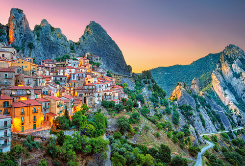 LAND SUNRISE OVER CASTELMEZZANO 1500 PCS, P.