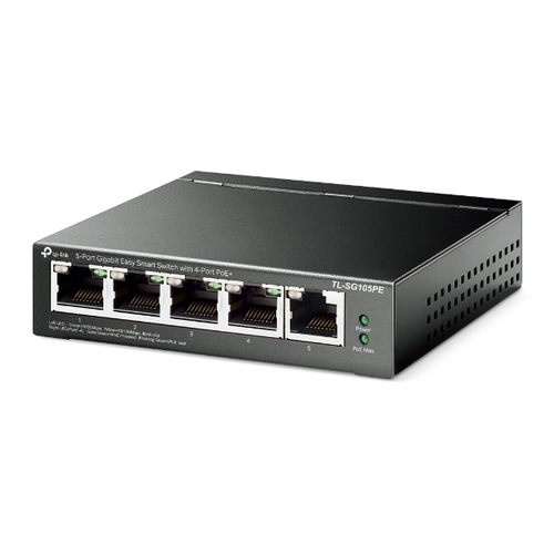 TP-Link 4-Port PoE+ Gigabit Easy Smart Managed Network Switch - 5 port - image 2
