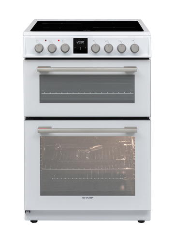 Sharp KF-66DIDD04WM1I-EN cooker Electric Zone induction hob White