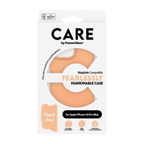 CARE by PanzerGlass Case Fashion Peachy MagSafe iPhone 16 Pro Max – Foto 4 von 5