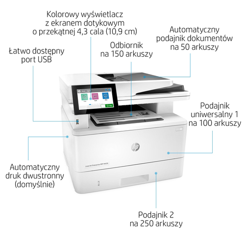 Urządzenie wielofunkcyjne HP LaserJet Enterprise MFP M430f