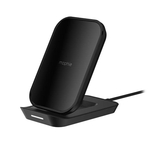 mophie Wireless Charging Stand Išmanusis telefonas Juoda Belaidis įkrovimas Vidaus