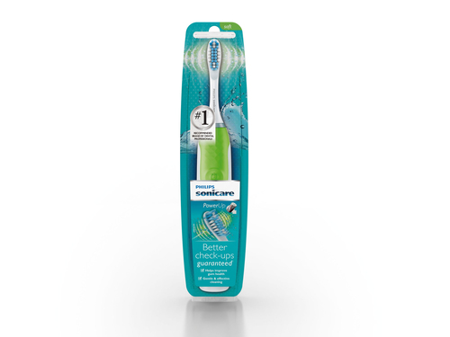 Philips Sonicare PowerUp HX3631/07 electric toothbrush Adult Sonic toothbrush Green, White – image 2
