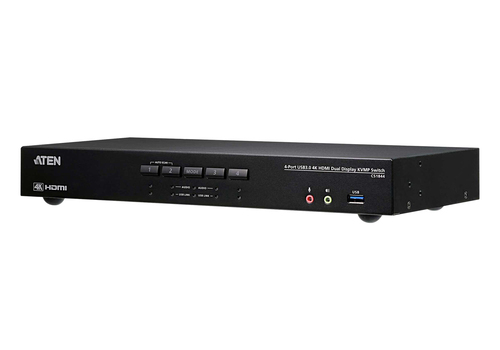 4-PORT USB 3.0 4K HDMI DUAL DISPLAY KVMP SWITCH