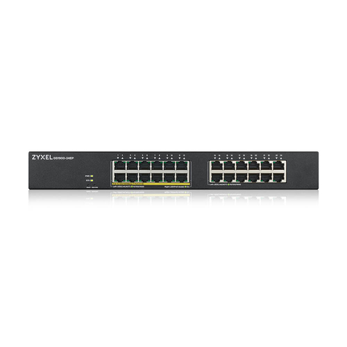Zyxel GS1900-24EP. Tipo de interruptor: Gestionado, Capa del interruptor: L2. Puertos tipo básico de conmutación RJ-45 Eth
