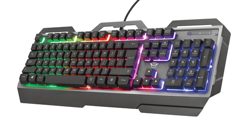 TECLADO TRUST GXT 23742 856 TORAC ILLUMINATED GAMING KEYBOARD ESPAÑOL - Código: 23742 | Compra en Guadalajara