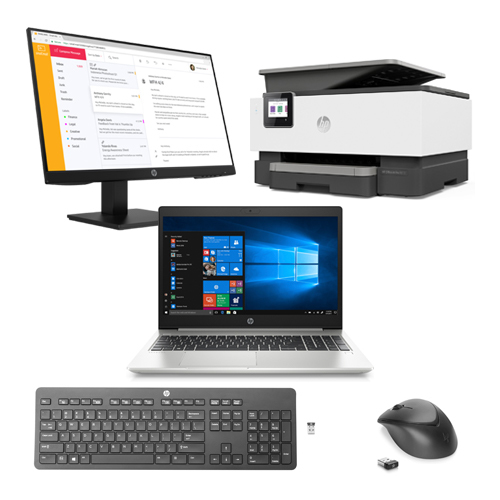 HP ProBook 450 G7 (9HR53EA) + E27d(6PA56AA) + Slim Wireless (T6U20AA) +, 15.6", Core i5-10210U, 8 GB RAM