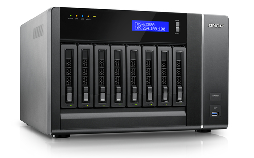 QNAP TVS-EC880 NAS Tower Intel® Xeon® E3 V3 Family E3-1245V3 – image 4
