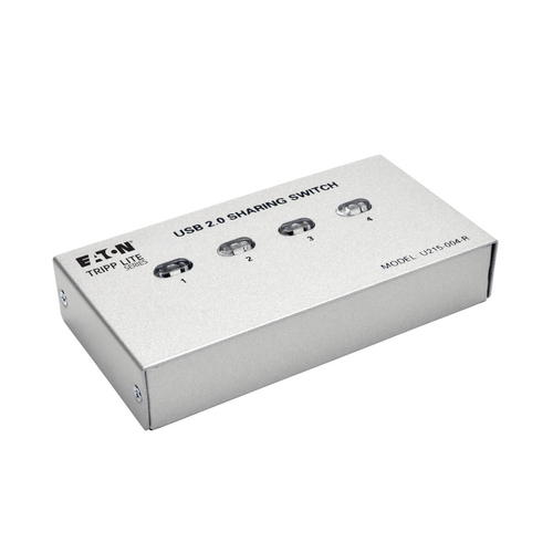 U215-004-R SWITCH DE 4 PUERTOS USB 20  IMPRESORA PERIFERICA COMPARTIR