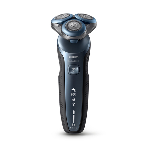 Philips SHAVER 6000 S6688/16 raseerija mehele Pöörlevad terad Must, Sinine