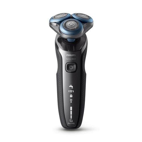 Philips SHAVER 6000 S6875 Pöörlevad terad Must, Hall