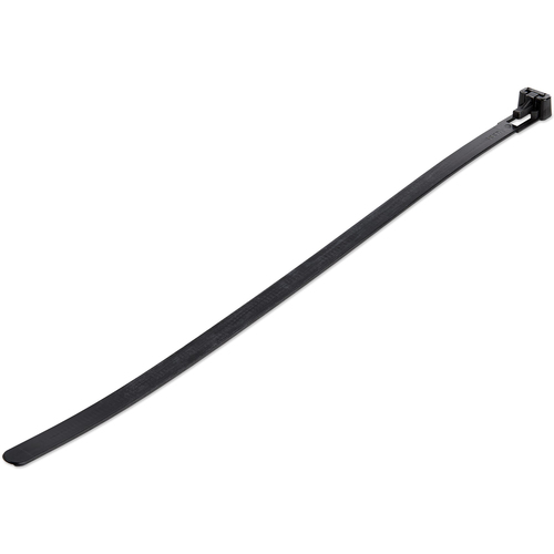 REUSABLE CABLE TIES FOR 2.55IN/65 MM BUNDLE DIAMETER - ADJUSTABLE XL RESEALABLE