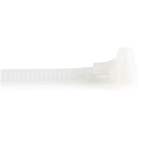 StarTech.com 10"(25cm) Reusable Cable Ties, 14"(7mm) wide, 2-12"(65mm) Bundle Dia. 50lb(22kg) Tensile Strength, Releasable Nylon Ties, IndoorOutdoor,, afbeelding 2