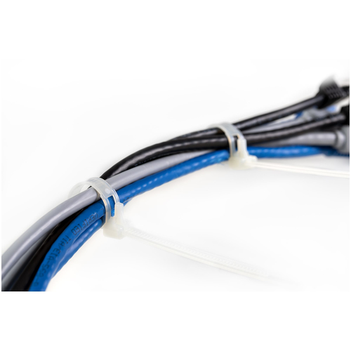 StarTech.com 10"(25cm) Reusable Cable Ties, 14"(7mm) wide, 2-12"(65mm) Bundle Dia. 50lb(22kg) Tensile Strength, Releasable Nylon Ties, IndoorOutdoor,, afbeelding 4