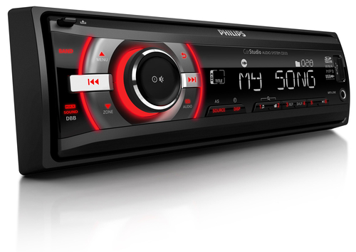 Philips CarStudio CE133/00 car media receiver Black