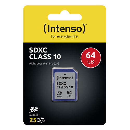 Intenso 3411490 SDXC-kaart 64 GB Class 10 – Foto 3 van 3