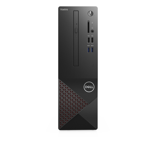 CRDRJ Dell Vostro 3681 - SFF - Core i3 10100 / 36 GHz - RAM 8 GB - HDD 1 TB - grabadora de DVD - UHD Graphics 630 - GigE - WLAN Bluetooth 80211a/b/g/n/ac - Win 10 Pro 64 bits - monitor ninguno - negro - BTS - con 1 Year Hardware Service with Onsite/In-Home Service After Remote Diagnosis