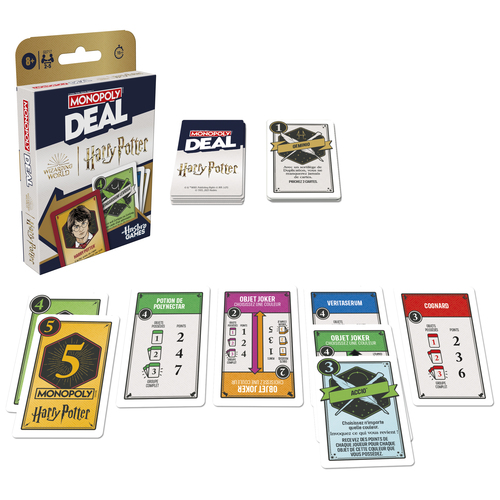 Hasbro Gaming Monopoly Deal HARRY POTTER Карточная игра Семейство