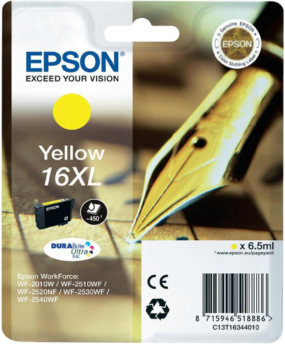 Epson 16XL – Cartuccia giallo originale (Penna e cruciverba)