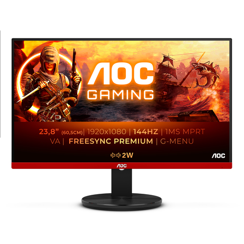 MONITOR 23.8 LED G2490VXA 1MS MM 144HZ