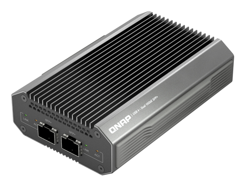 QNAP USB 4 Type-C to 2x10GbE SFP+