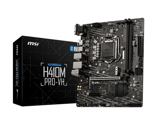MSI H410M PRO-VH emaplaat Intel H410 LGA 1200 (Socket H5) Mikro ATX