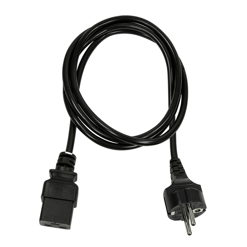 LogiLink CP153 electriciteitssnoer Zwart 3 m CEE7/7 C19 stekker, afbeelding 2
