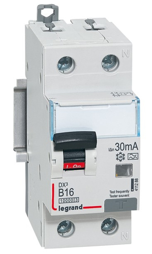 Legrand 411288 voolukatkesti Miniatuurne kaitselüliti Tüüp B 2 2 moodul(id)