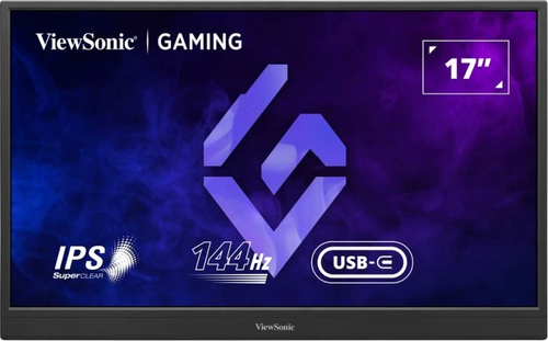 17.3 PORTABLE 1080P 144HZ IPS GAMING MONITOR WITH FREESYNC AND 60W USB-C