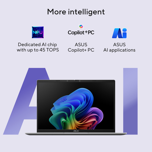 ASUS Vivobook 14 X1407QA-LY084W Copilot+ PC Snapdragon X1-26-100 Laptop 35.6 cm (14") WUXGA 16 GB LPDDR5x-SDRAM 512 GB SSD Wi-Fi 6E (802.11ax) Windows 11 Home S – image 9