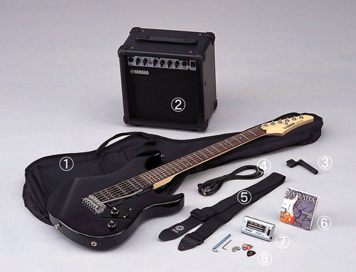 Yamaha ERG121GPII elektrische gitaar set zwart, afbeelding 2